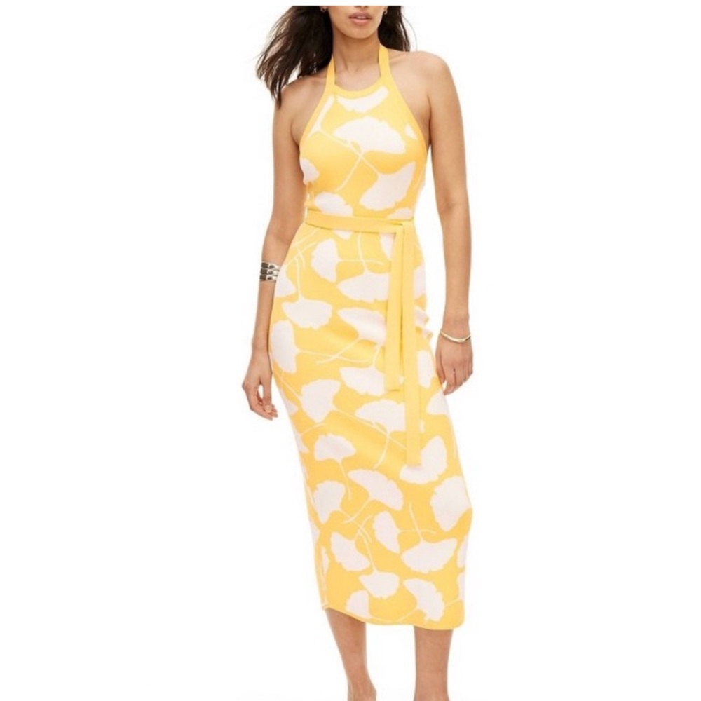 DVF for Target Yellow Halter Dress
